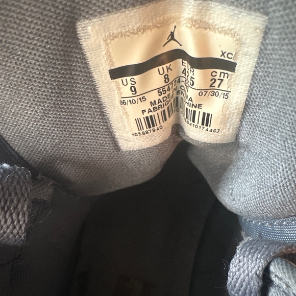 Air Jorden men shoes pure leather size 9 - Picture 12 of 12